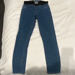 Helmet Lang, skinny cropped jeans, 25